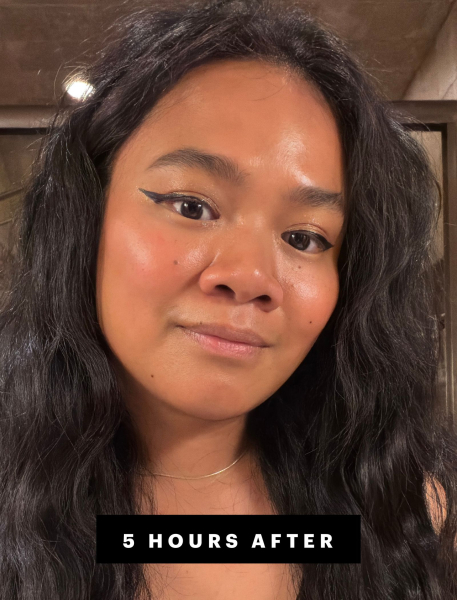 Jesa Marie Calaor wearing winged eyeliner